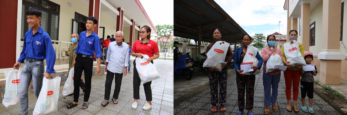 Trong hai ngày 18/10/2022 và 25/10/2022, quỹ cũng đã đến thăm hỏi, tặng quà cho người dân tại Hà Tĩnh và Nghệ An